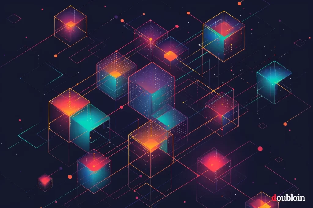 An ultimate guide to abstract images of colorful cubes in a dark background.